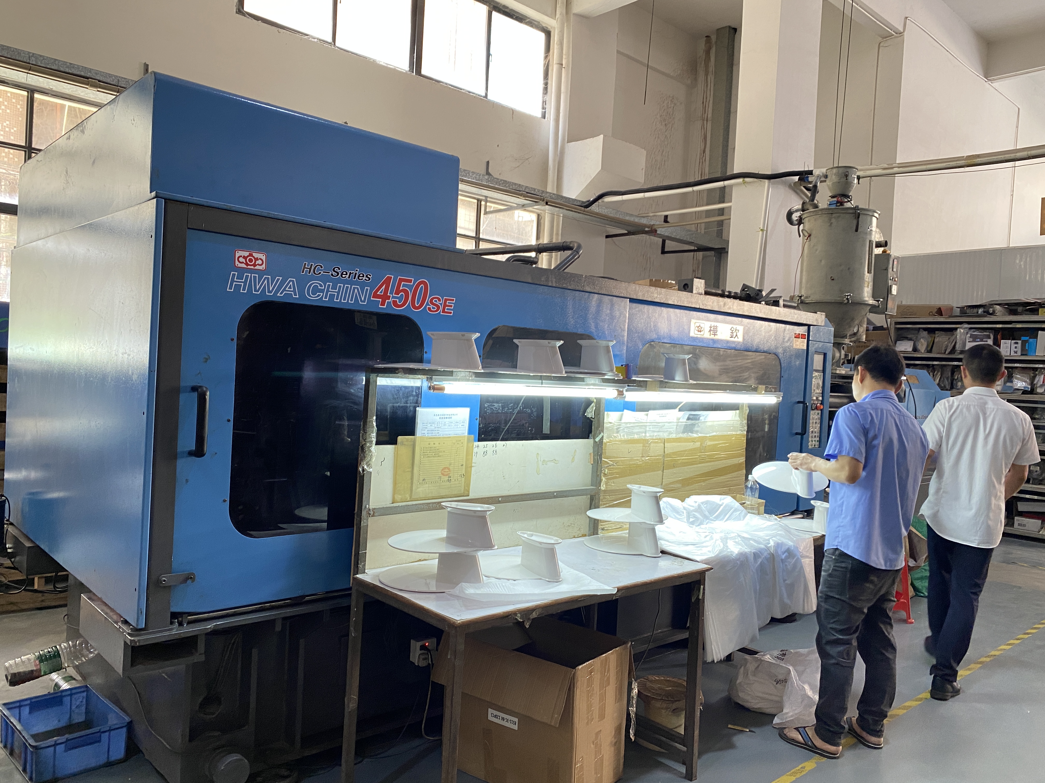 What is the process of pre-plasticizing?