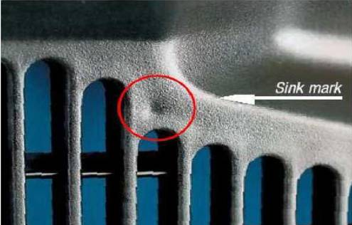 Cause analysis and solutions for sink marks on molded plastic parts in injection molding industry